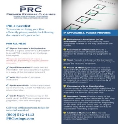 PRC Checklist